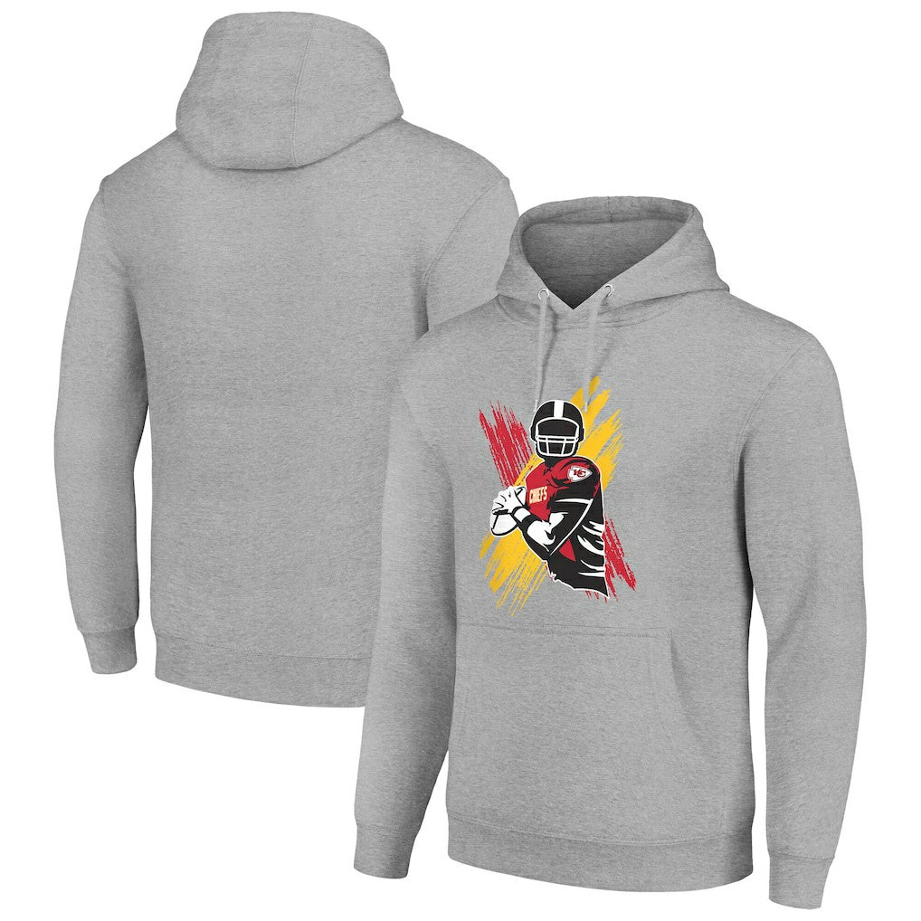 Kansas City Chiefs  Starter Player X Fleece Pullover Hoodie