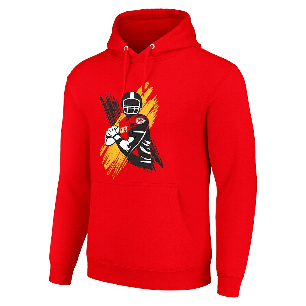 Kansas City Chiefs  Starter Player X Fleece Pullover Hoodie