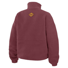 Washington Commanders  WEAR by Erin Andrews Women's Polar Fleece Half-Zip Jacket