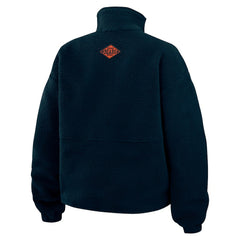 Chicago Bears  WEAR by Erin Andrews Women's Polar Fleece Half-Zip Jacket