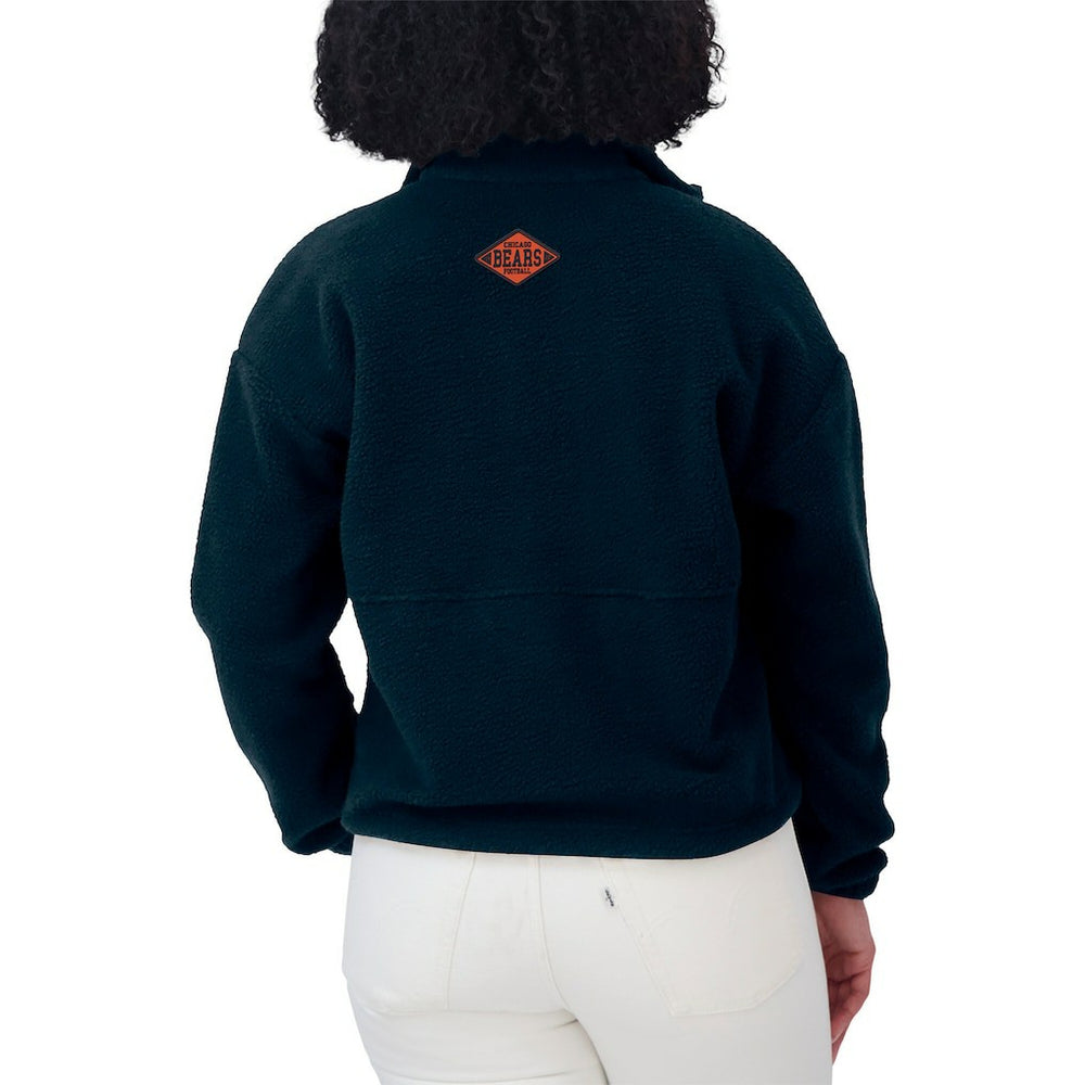 Chicago Bears  WEAR by Erin Andrews Women's Polar Fleece Half-Zip Jacket