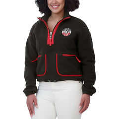Kansas City Chiefs  WEAR by Erin Andrews Women's Polar Fleece Half-Zip Jacket