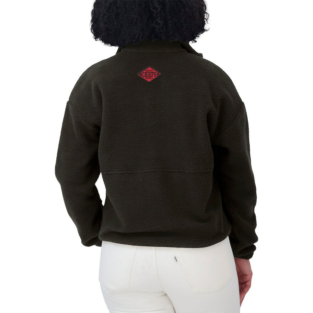 Kansas City Chiefs  WEAR by Erin Andrews Women's Polar Fleece Half-Zip Jacket