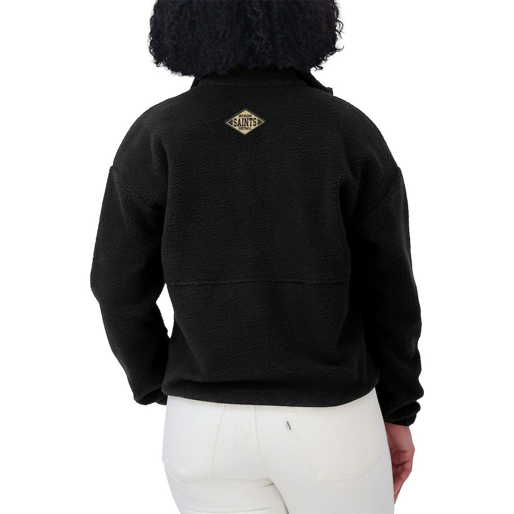 New Orleans Saints  WEAR by Erin Andrews Women's Polar Fleece Half-Zip Jacket