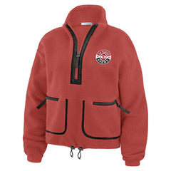 San Francisco 49ers  WEAR by Erin Andrews Women's Polar Fleece Half-Zip Jacket