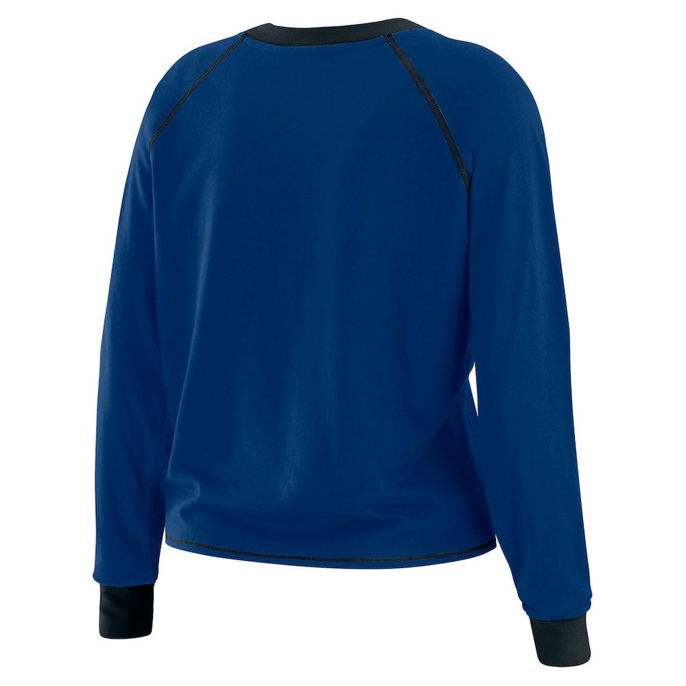 Indianapolis Colts  WEAR by Erin Andrews Women's Tie-Front Long Sleeve Top