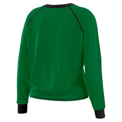 New York Jets  WEAR by Erin Andrews Women's Tie-Front Long Sleeve Top