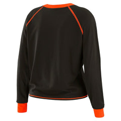 Cincinnati Bengals  WEAR by Erin Andrews Women's Tie-Front Long Sleeve Top