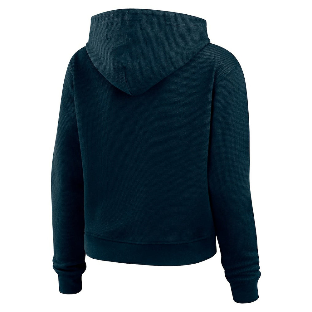 Chicago Bears  WEAR by Erin Andrews Women's Waffle Hoodie Pullover Top