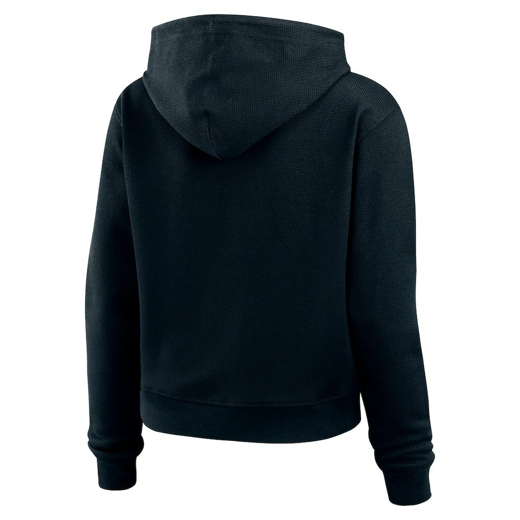 Carolina Panthers  WEAR by Erin Andrews Women's Waffle Hoodie Pullover Top