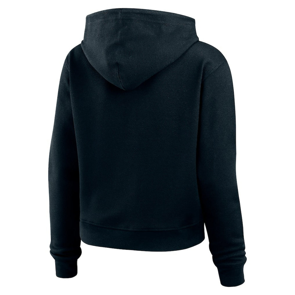 Carolina Panthers  WEAR by Erin Andrews Women's Waffle Hoodie Pullover Top