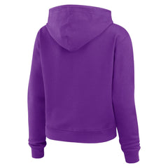 Minnesota Vikings  WEAR by Erin Andrews Women's Waffle Hoodie Pullover Top