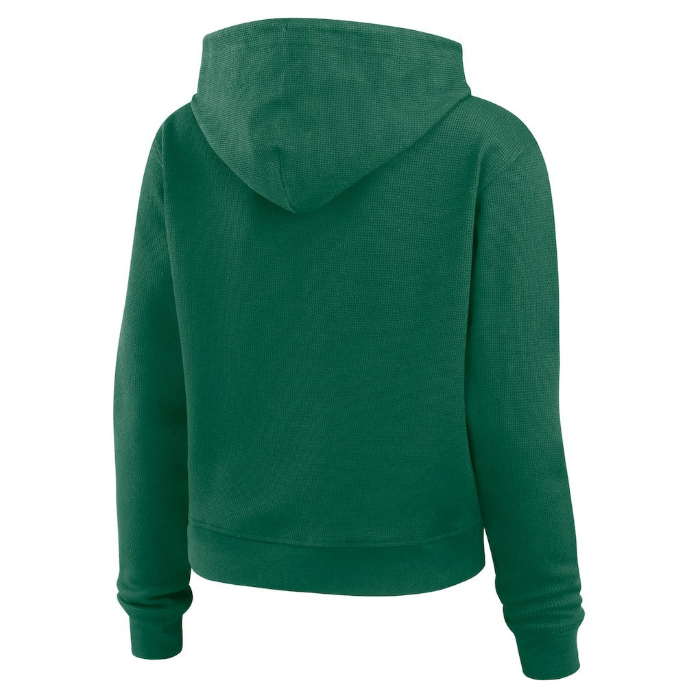 New York Jets  WEAR by Erin Andrews Women's Waffle Hoodie Pullover Top