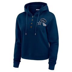 Dallas Cowboys  WEAR by Erin Andrews Women's Waffle Hoodie Pullover Top