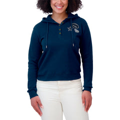Dallas Cowboys  WEAR by Erin Andrews Women's Waffle Hoodie Pullover Top