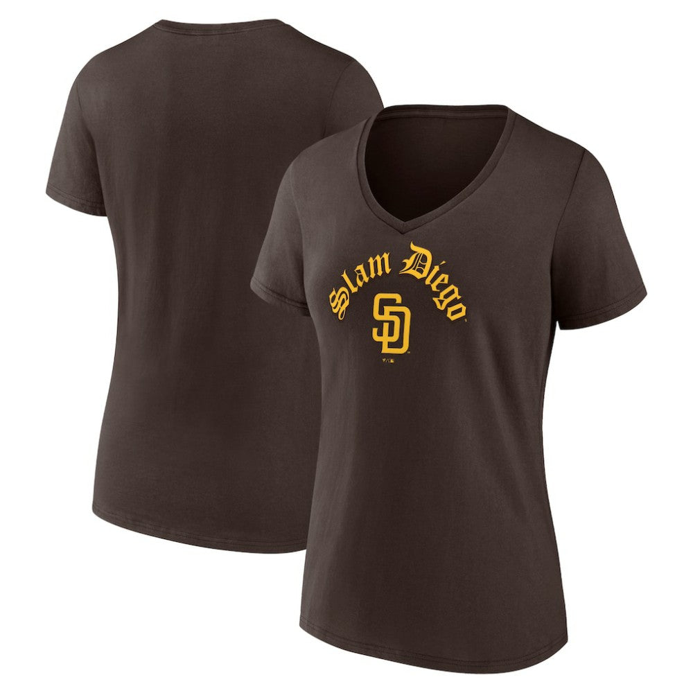 San Diego Padres Fanatics Women's Local V-Neck T-Shirt | MLB Shop