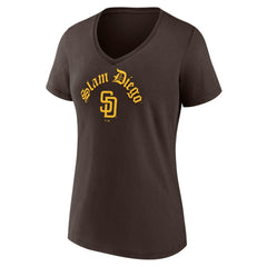 San Diego Padres Fanatics Women's Local V-Neck T-Shirt | MLB Shop