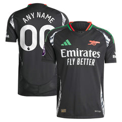 Arsenal 2024/25 Away Custom Jersey Black - Adidas