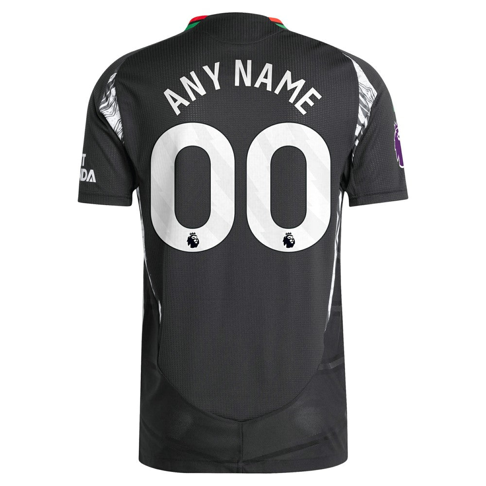 Arsenal 2024/25 Away Custom Jersey Black - Adidas