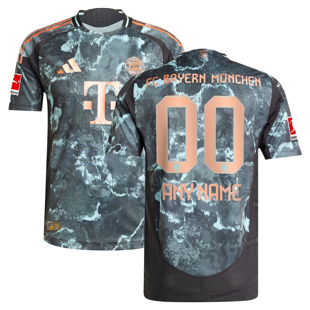 Bayern Munich 2024/25 Away Custom Jersey Black - Adidas