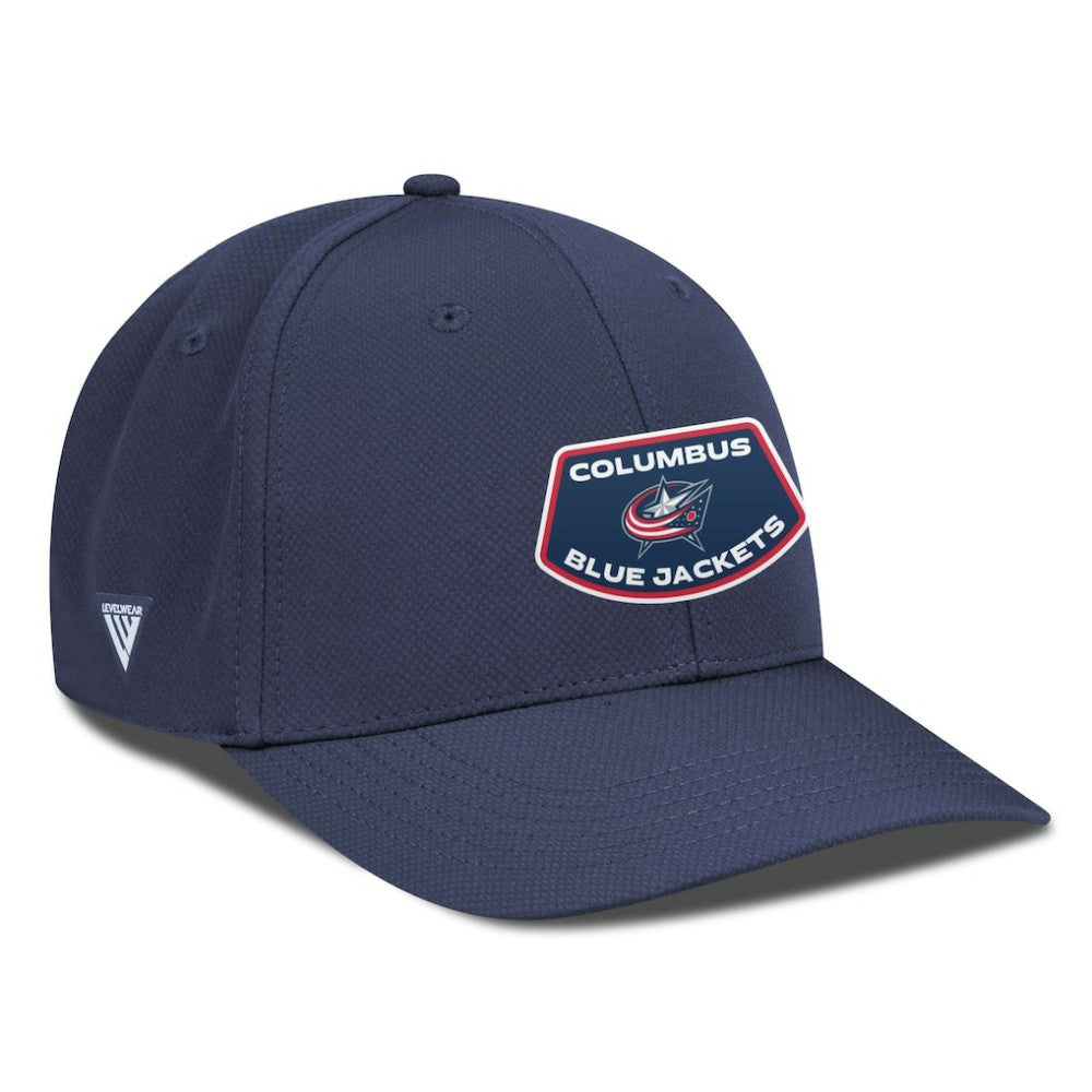 Columbus Blue Jackets Levelwear Rise Skylight Flex Hat On Sale
