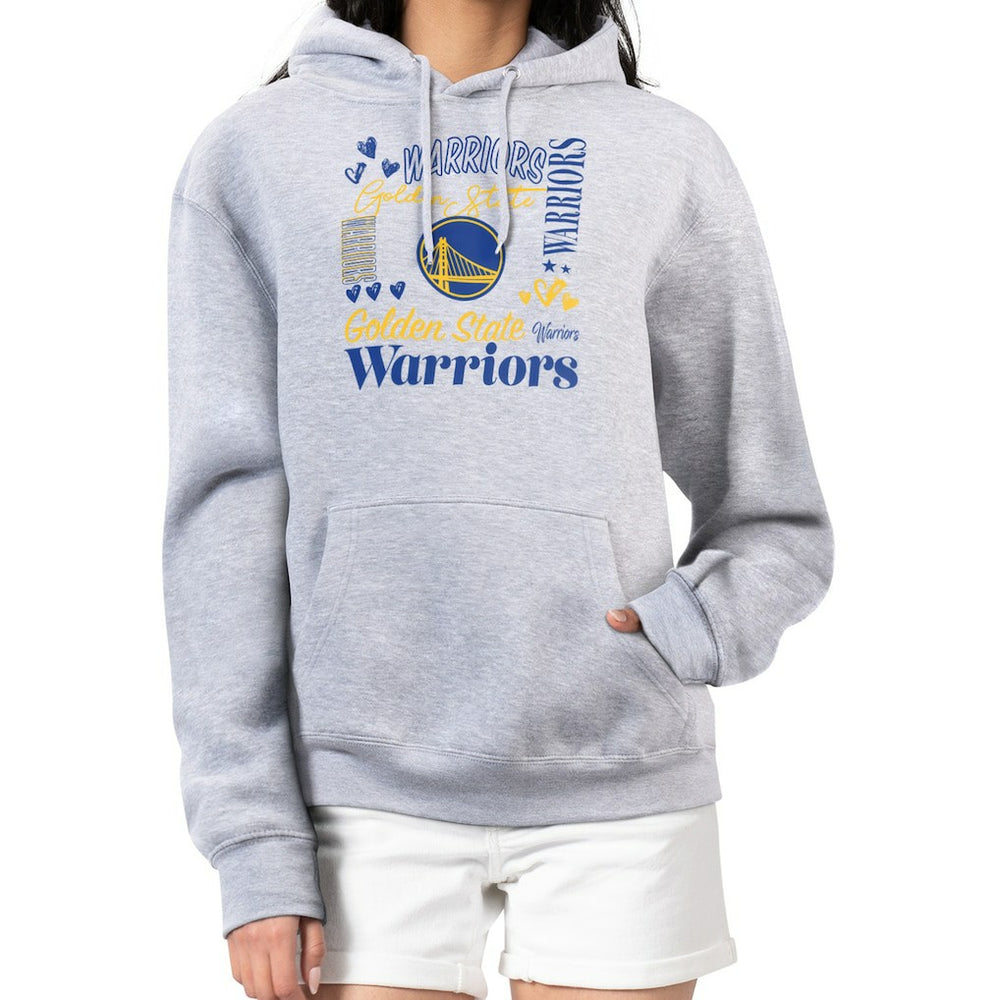Golden State Warriors G-III 4Her by Carl Banks Women's Team Collage Graphic Fleece Pullover Hoodie sale Online