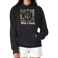Golden State Warriors G-III 4Her by Carl Banks Women's Team Collage Graphic Fleece Pullover Hoodie sale Discount