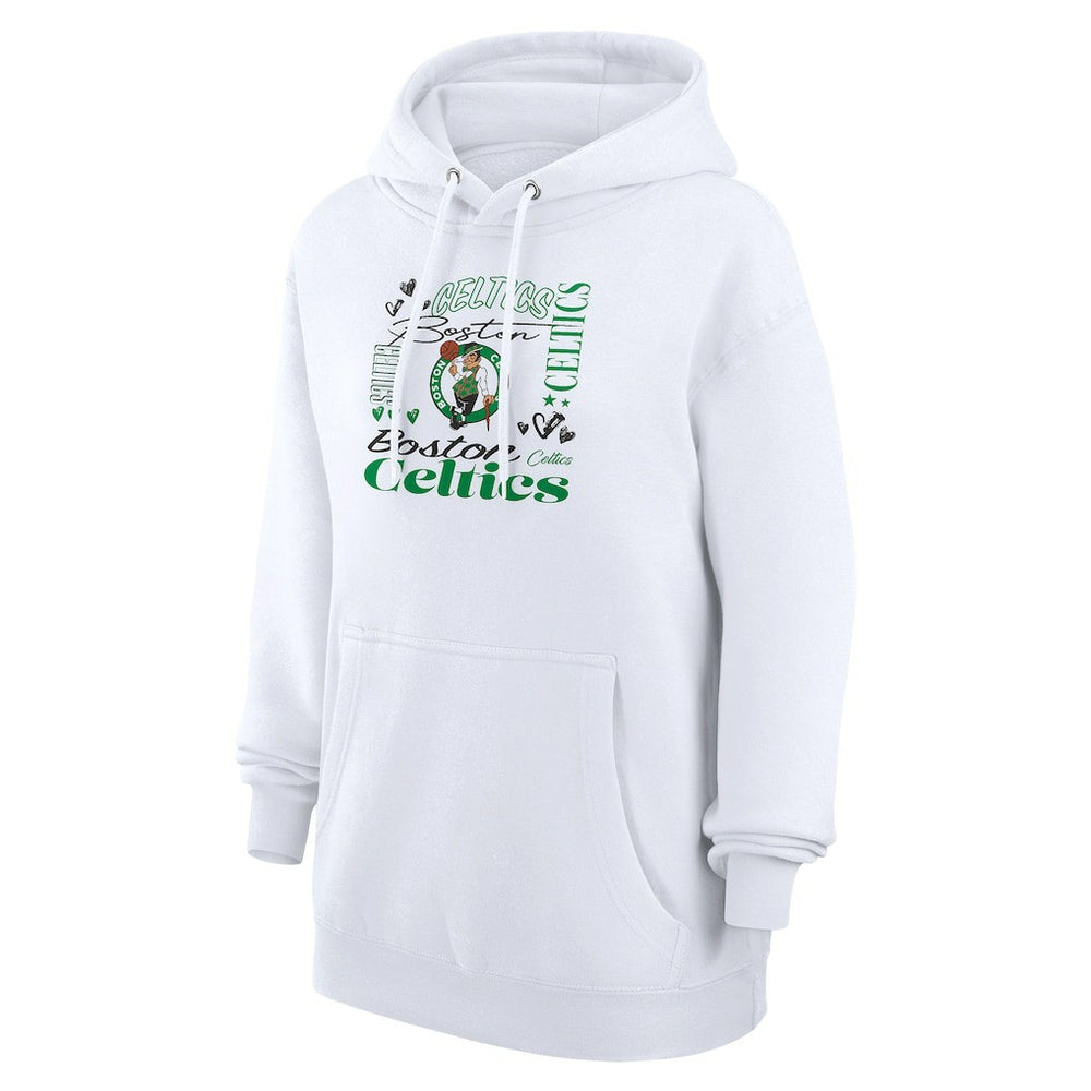 Boston Celtics G-III 4Her by Carl Banks Women's Team Collage Graphic Fleece Pullover Hoodie Online