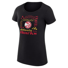Atlanta Hawks G-III 4Her by Carl Banks Women's Super-Slim Fit Lightweight Team Name Collage Graphic T-Shirt Online
