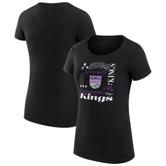 Sacramento Kings G-III 4Her by Carl Banks Women's Super-Slim Fit Lightweight Team Name Collage Graphic T-Shirt Online