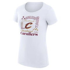 Cleveland Cavaliers G-III 4Her by Carl Banks Women's Super-Slim Fit Lightweight Team Name Collage Graphic T-Shirt sale Online