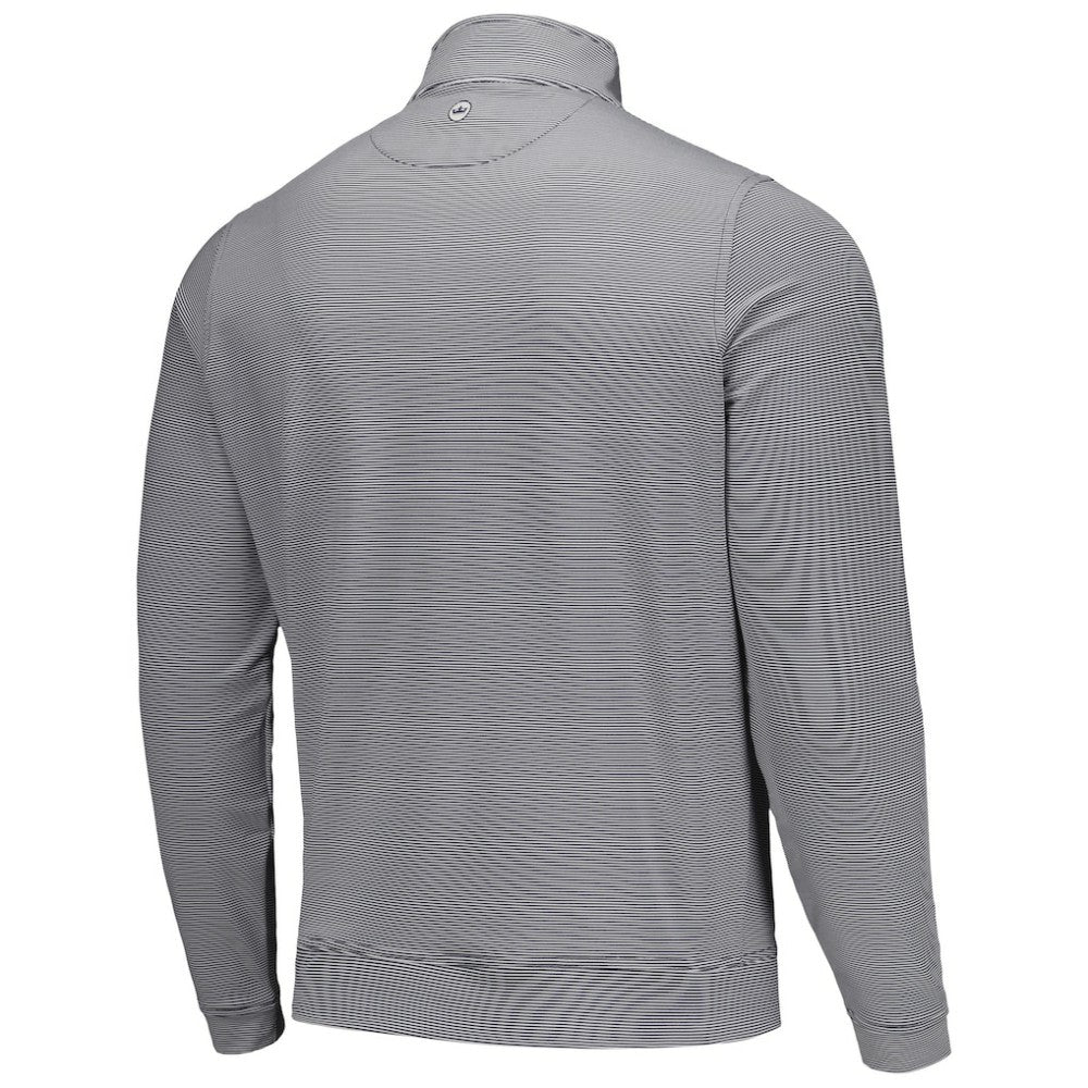 Baltimore Orioles Peter Millar Perth Sugar Stripe Performance Quarter-Zip Top | MLB Sale