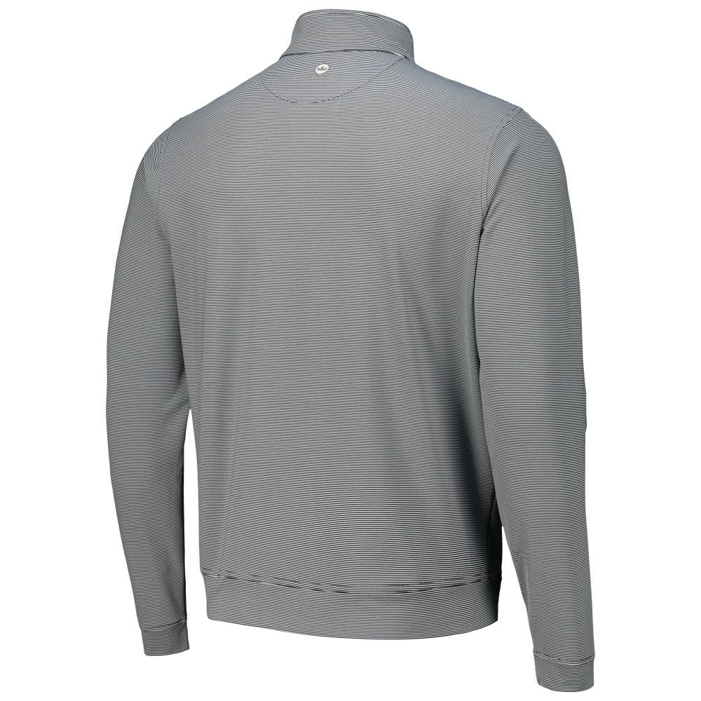 Cincinnati Reds Peter Millar Perth Sugar Stripe Performance Quarter-Zip Top | MLB For sale