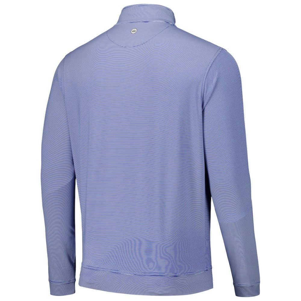 Los Angeles Dodgers Peter Millar Perth Sugar Stripe Performance Quarter-Zip Top | MLB Sale