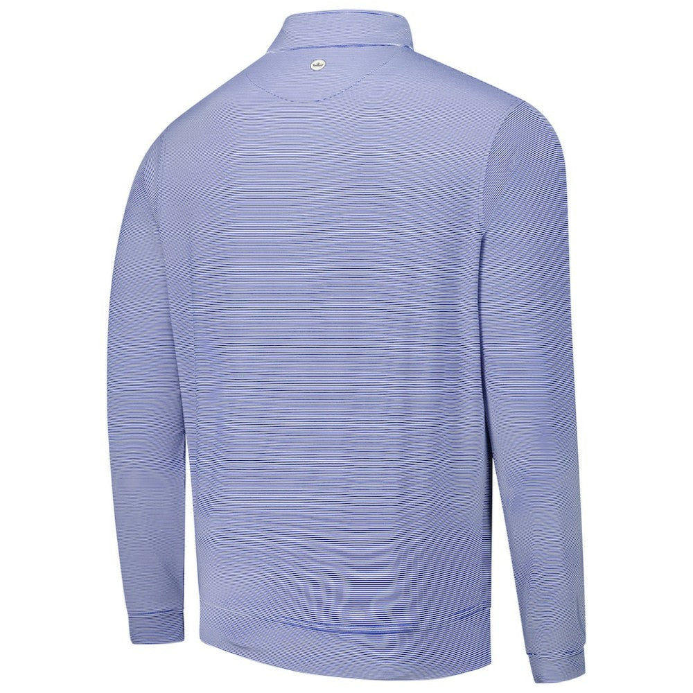 Philadelphia Phillies Peter Millar Perth Sugar Stripe Performance Quarter-Zip Top | MLB Outlet