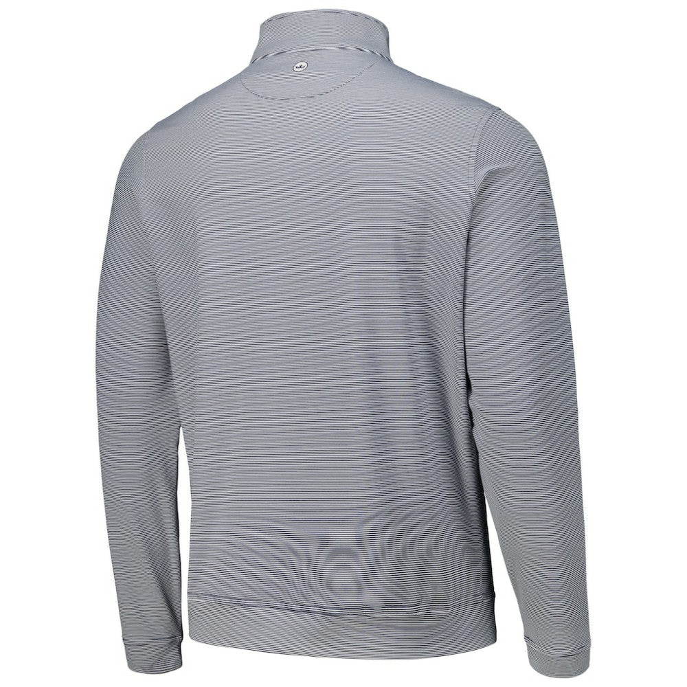 St. Louis Cardinals Peter Millar Perth Sugar Stripe Performance Quarter-Zip Top | MLB Discount