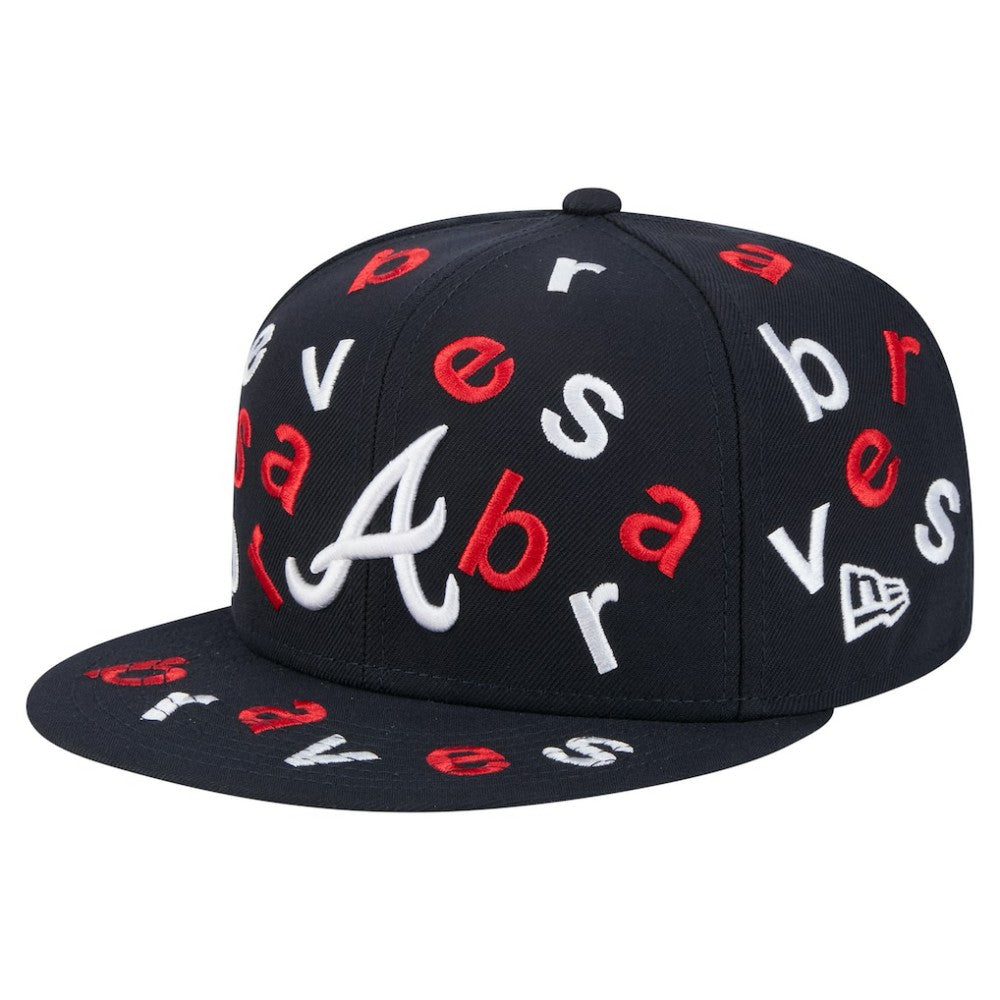 Atlanta Braves New Era Team Confetti 59FIFTY Fitted Hat | MLB Sale