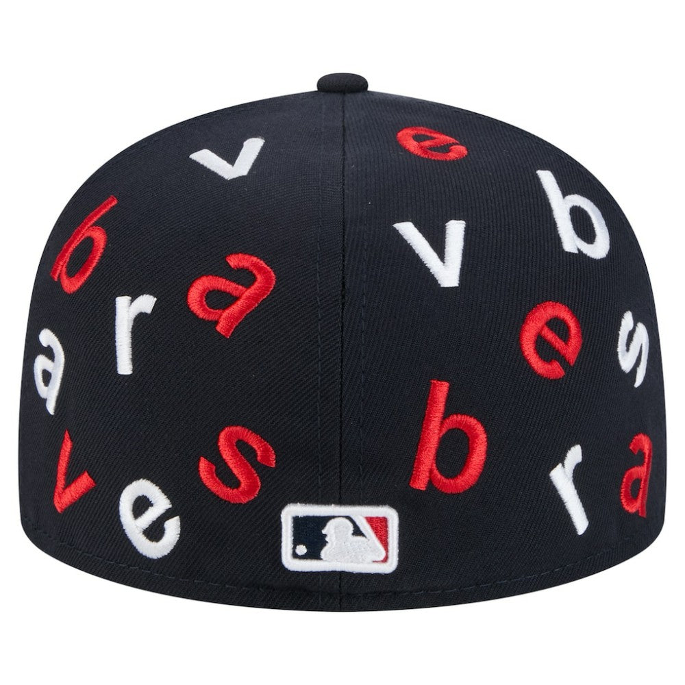 Atlanta Braves New Era Team Confetti 59FIFTY Fitted Hat | MLB Sale
