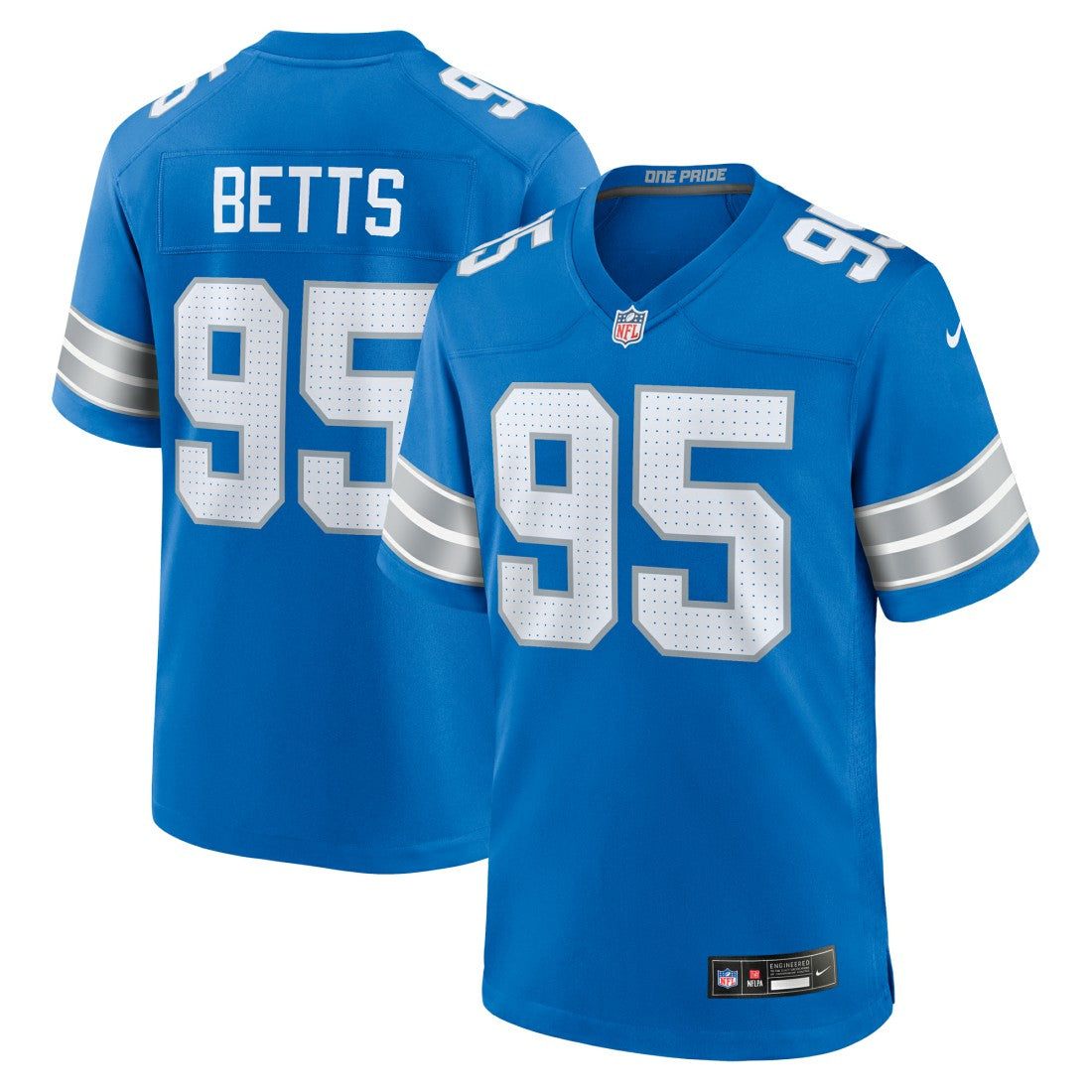 Detroit Lions Nike Mathieu Betts  Game Jersey