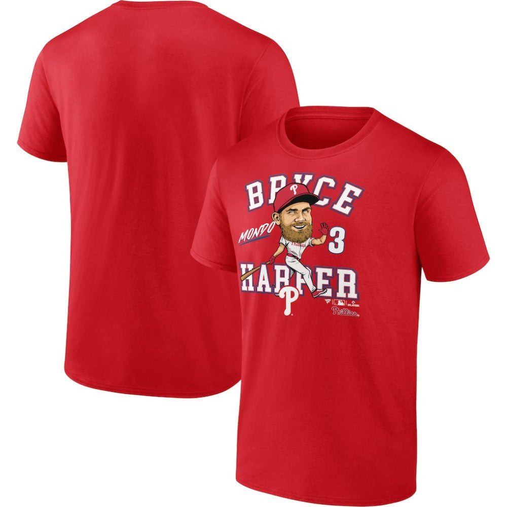 Bryce Harper Philadelphia Phillies Fanatics Hometown Caricature T-Shirt | MLB For sale