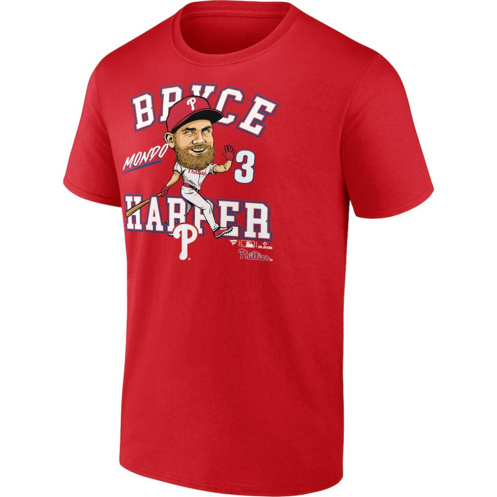 Bryce Harper Philadelphia Phillies Fanatics Hometown Caricature T-Shirt | MLB For sale