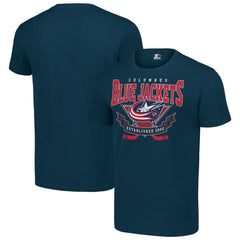Columbus Blue Jackets Starter Team Logo Graphic T-Shirt Sale
