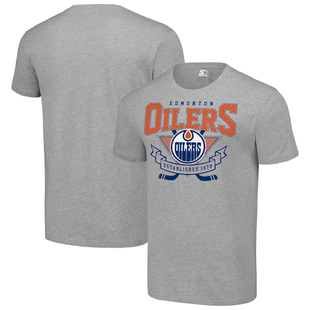 Edmonton Oilers Starter Team Logo Graphic T-Shirt For Sale