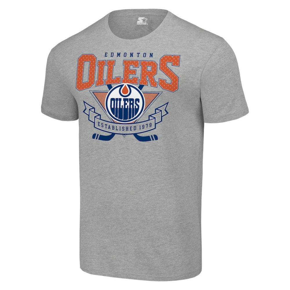 Edmonton Oilers Starter Team Logo Graphic T-Shirt For Sale