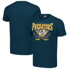 Nashville Predators Starter Team Logo Graphic T-Shirt On Sale