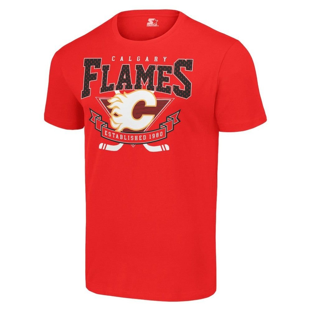 Calgary Flames Starter Team Logo Graphic T-Shirt Online