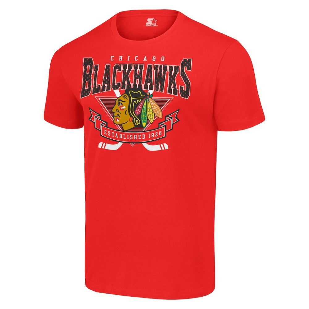Chicago Blackhawks Starter Team Logo Graphic T-Shirt Outlet