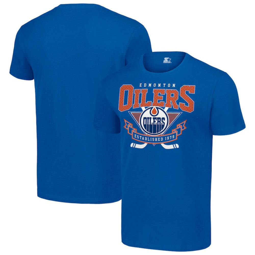 Edmonton Oilers Starter Team Logo Graphic T-Shirt Sale