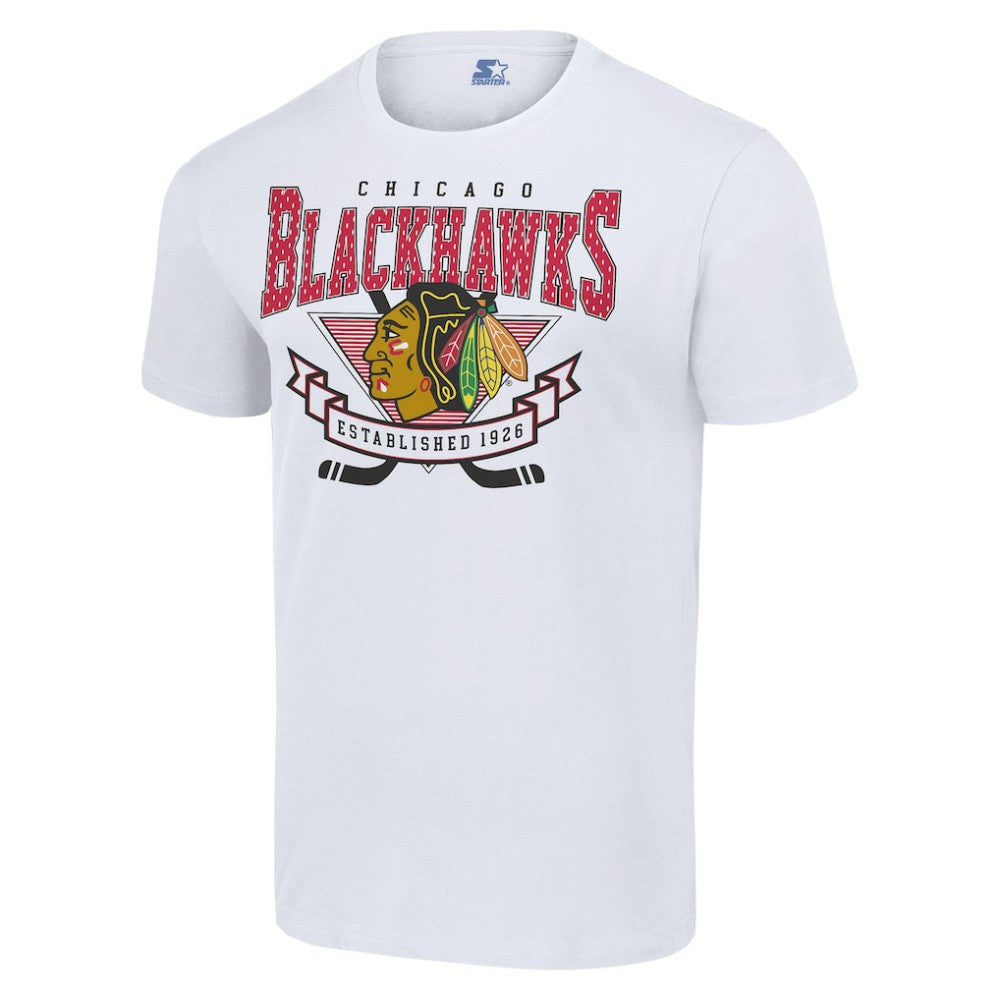 Chicago Blackhawks Starter Team Logo Graphic T-Shirt On Sale