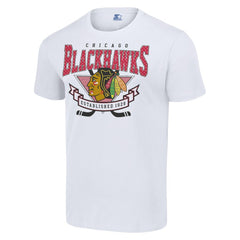 Chicago Blackhawks Starter Team Logo Graphic T-Shirt On Sale